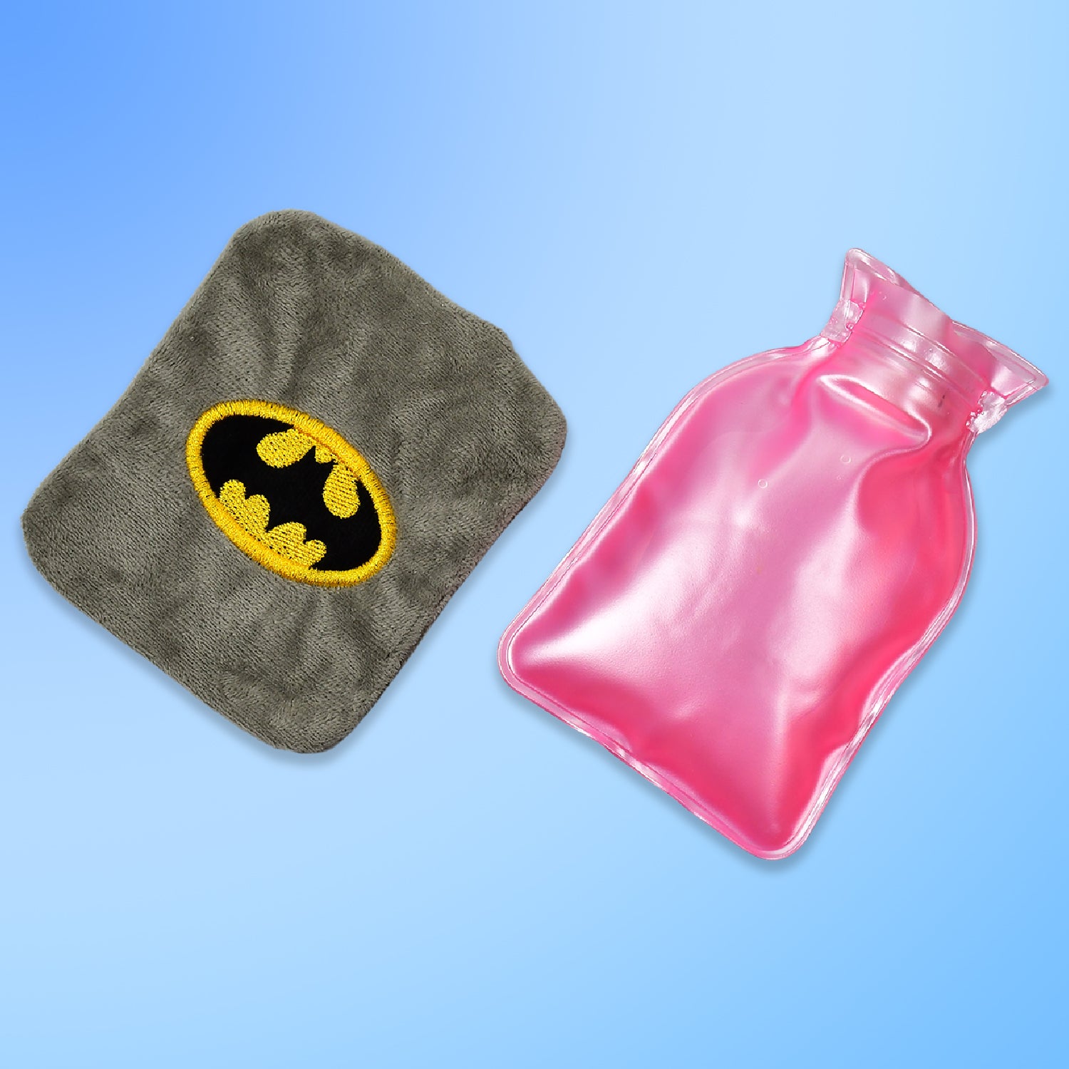6505 Batman Small Hot Water Bag With Cover For Pain Relief Neck Shoulder Pain And Hand Feet Warmer Menstrual Cramps. 6505 Batman Small Hot Water Bag With Cover For Pain Relief Neck Shoulder Pain And Hand Feet Warmer Menstrual Cramps.